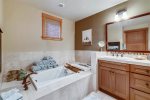 Lower Level Master Bathroom at The Lodges D1